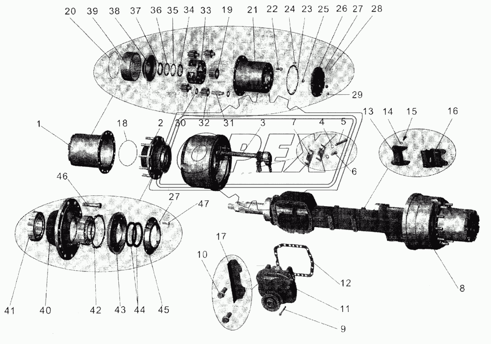 Мост задний 1